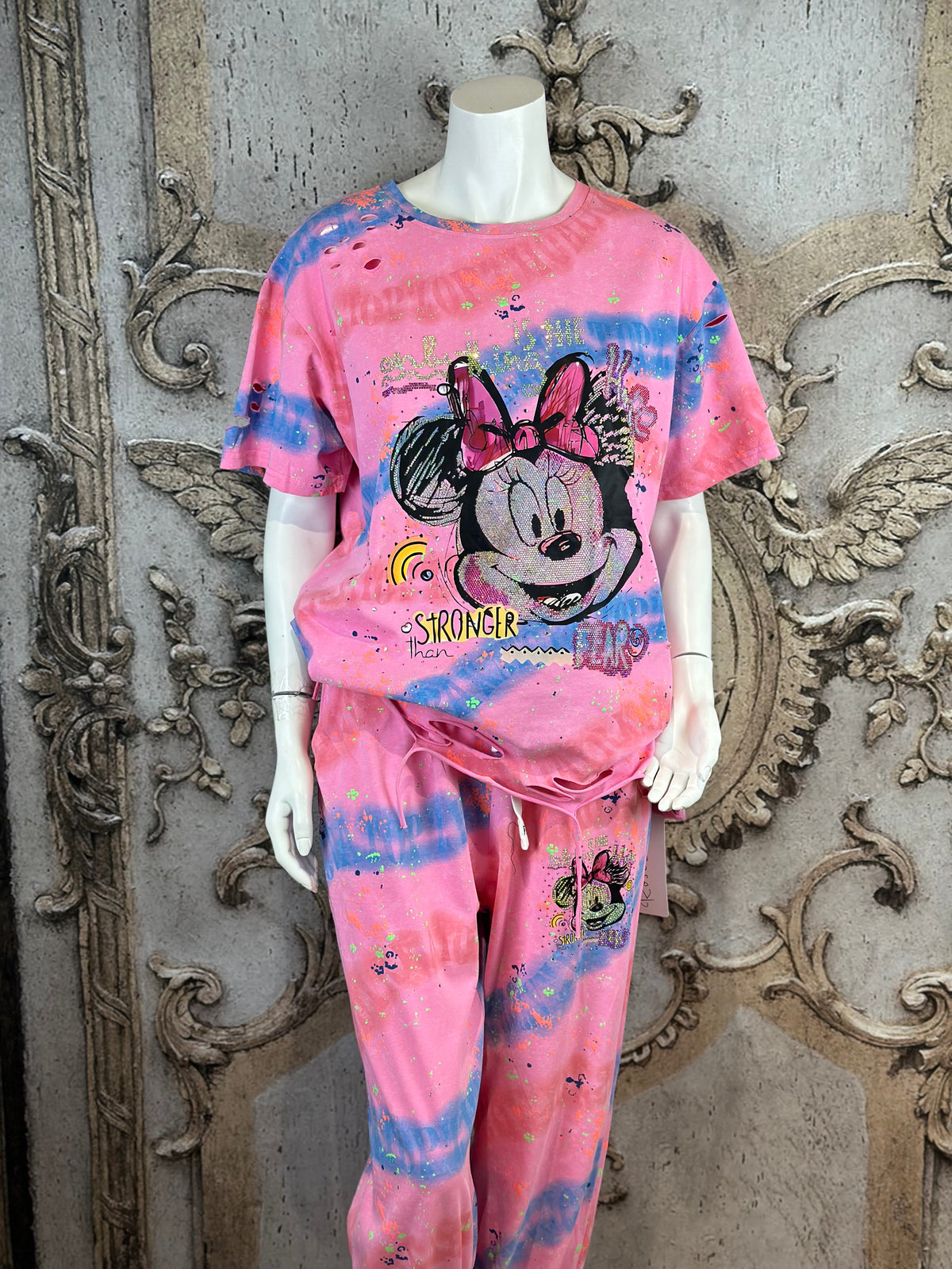 Zweiteiler Minnie In Rosa