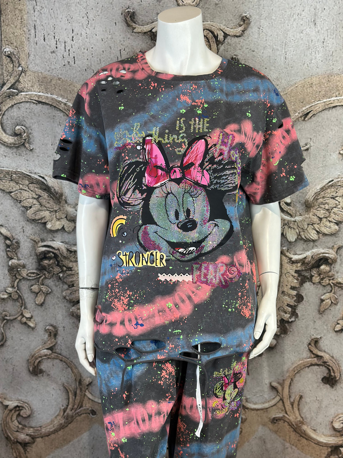 Zweiteiler Minnie In Grau