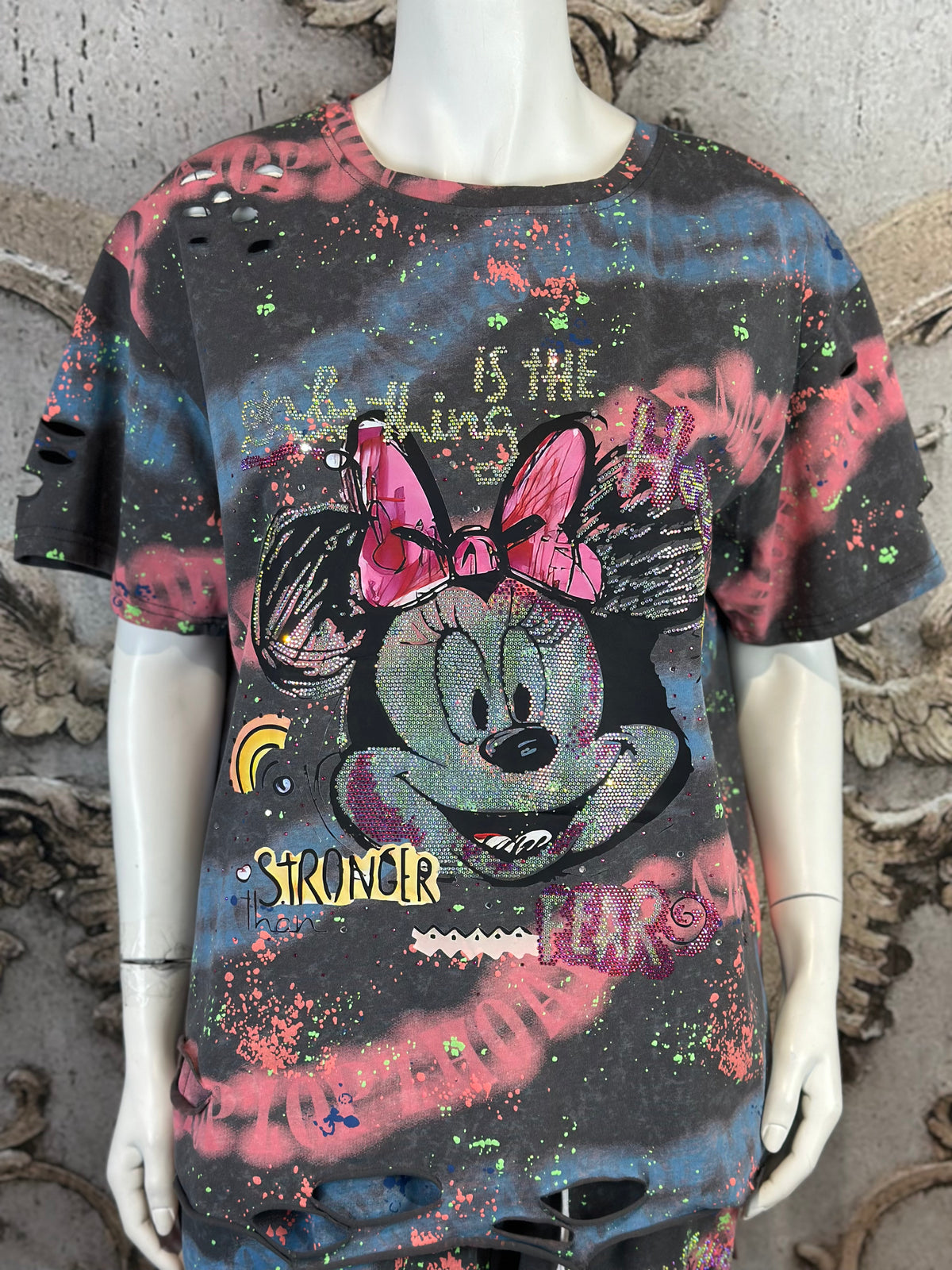 Zweiteiler Minnie In Grau