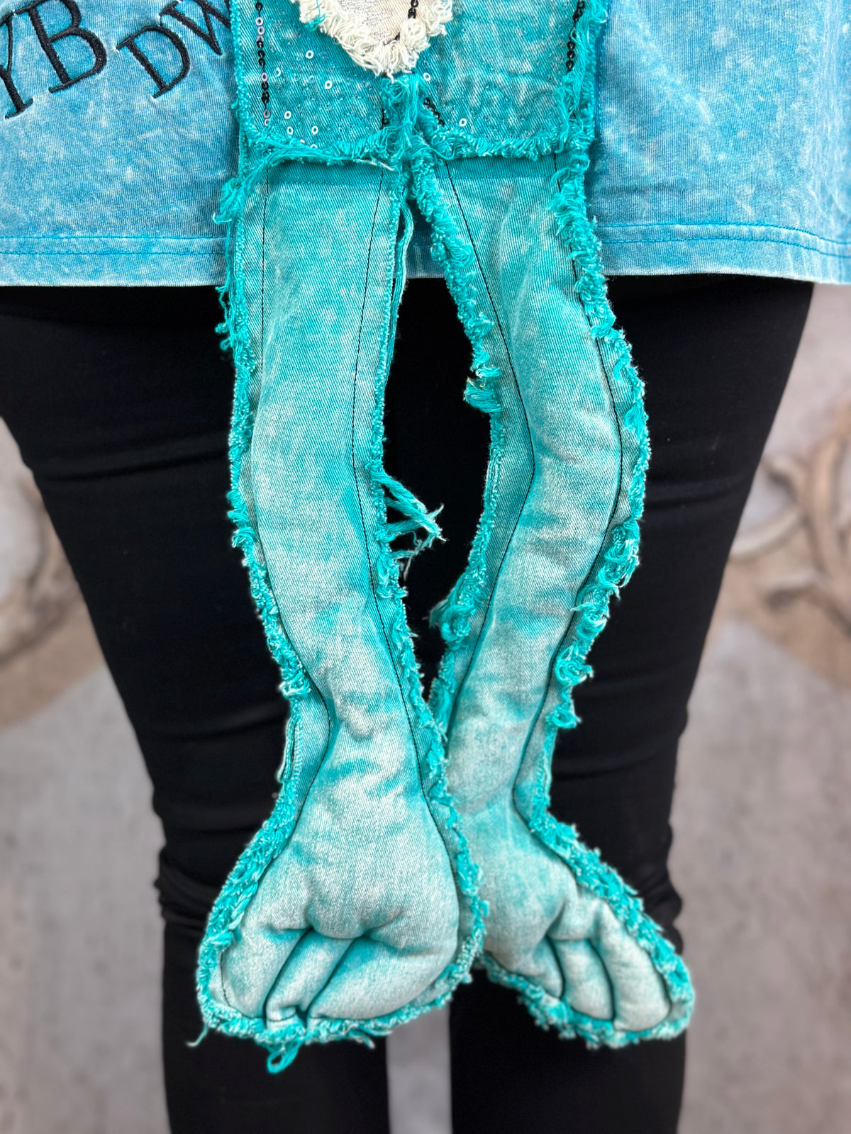 Ausgefallenes Panther Shirt In Blau