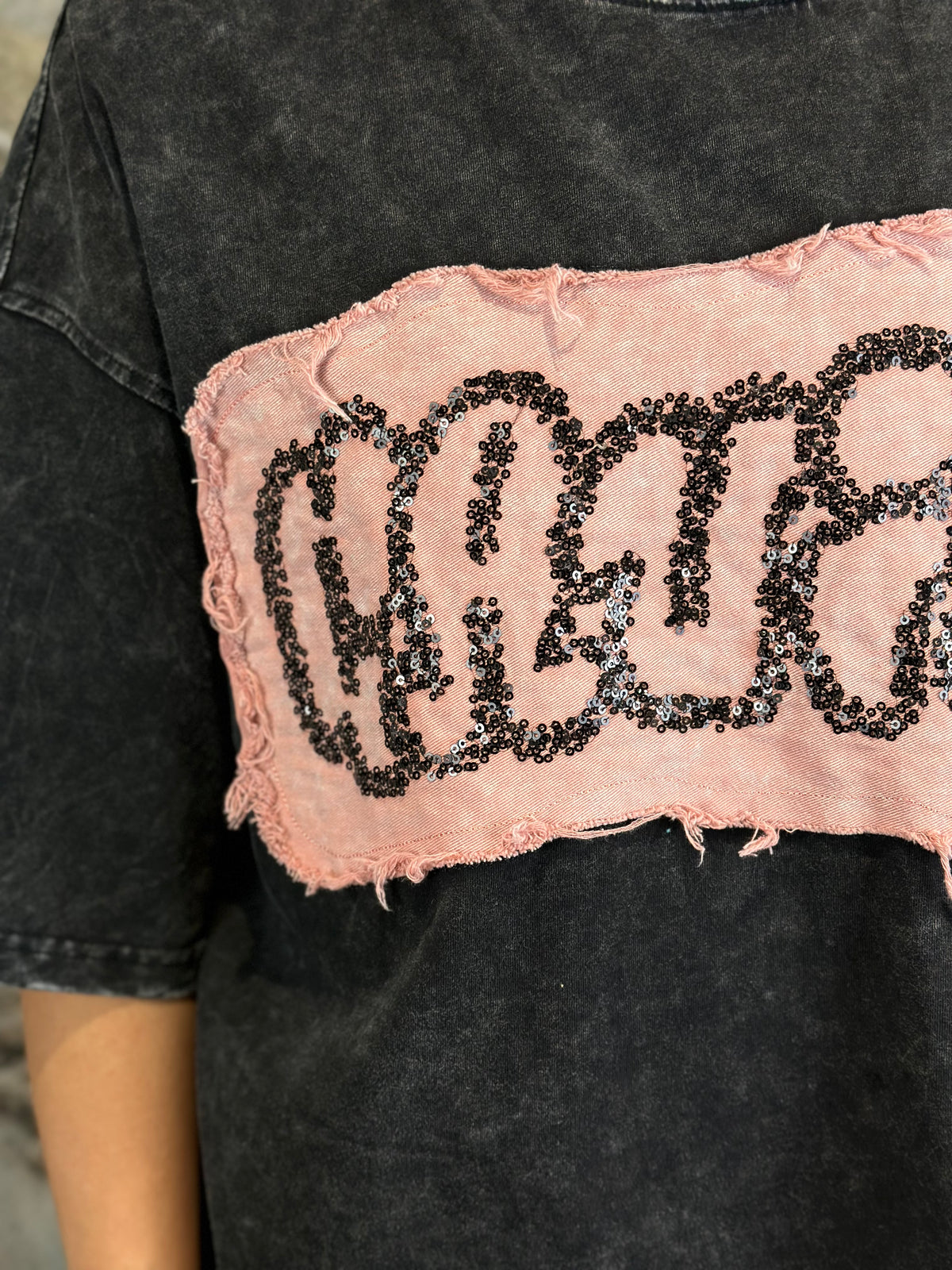 Ausgefallenes Panther Shirt In Grau