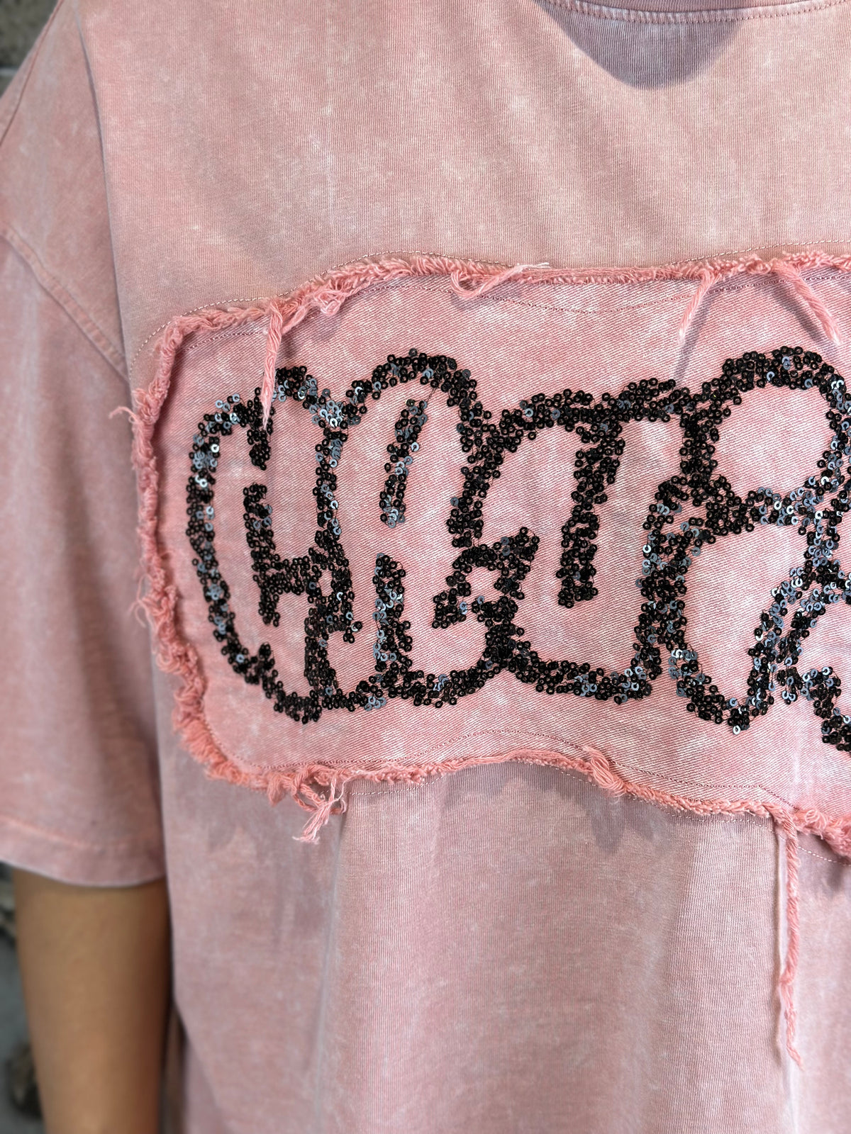 Ausgefallenes Panther Shirt In Rosa