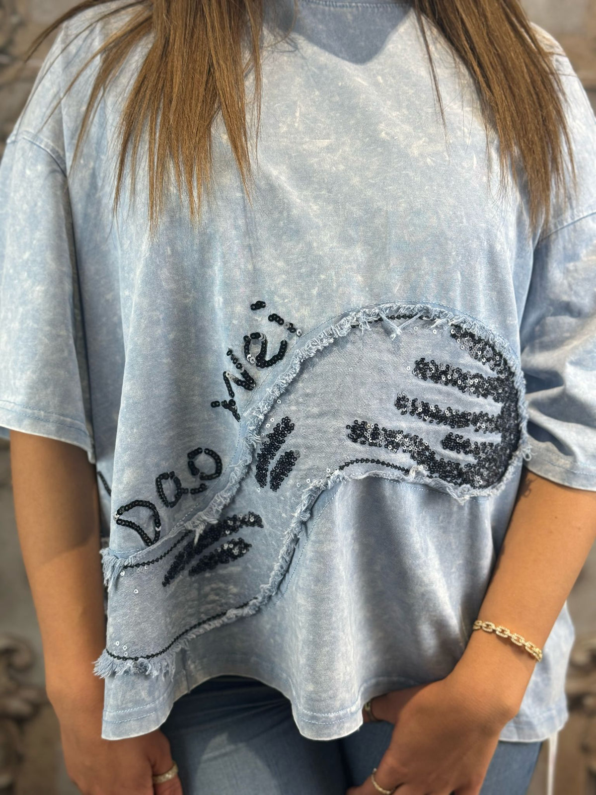 Ausgefallenes Garfield Shirt In Blau