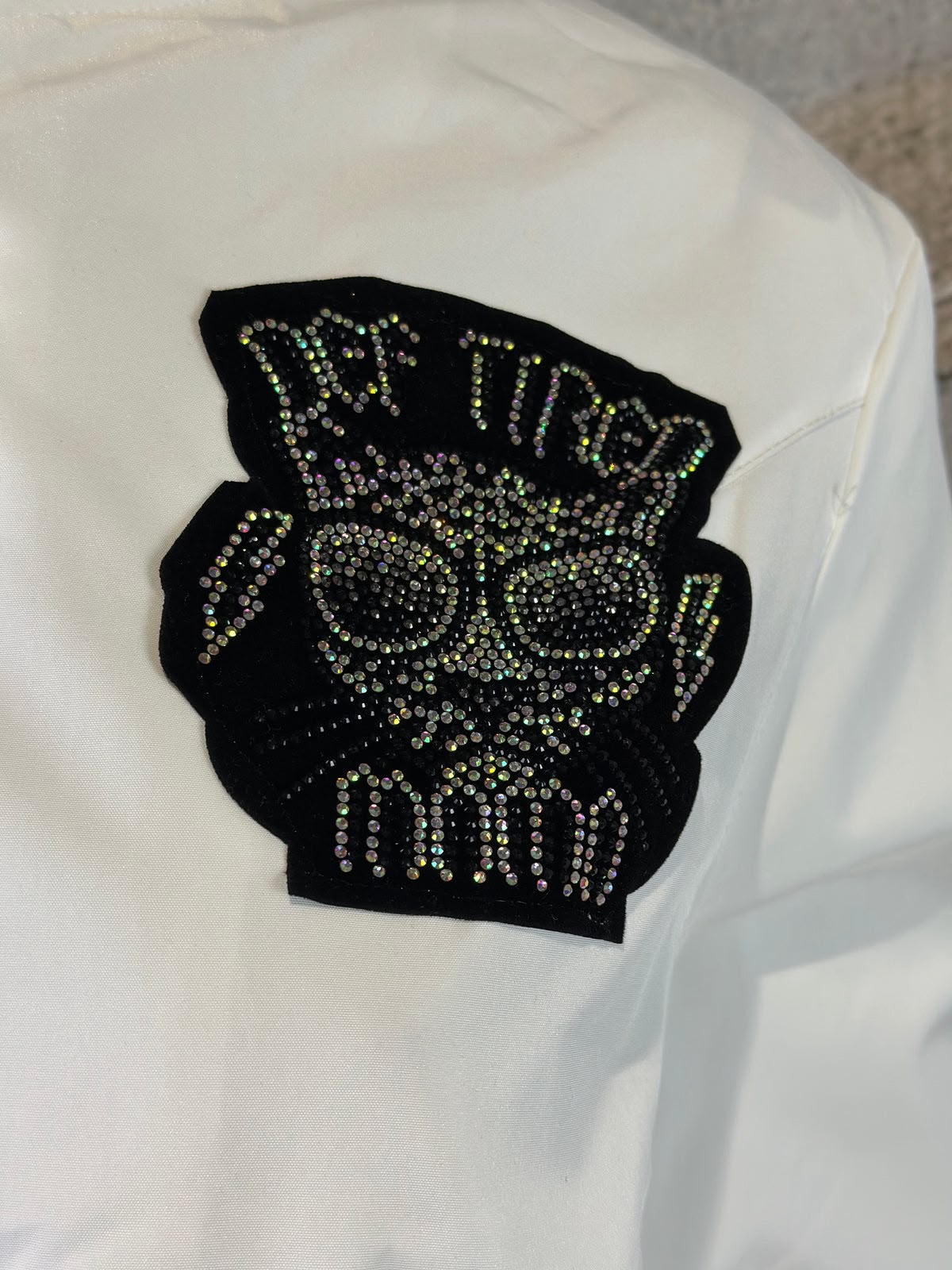 Glam Leo Strass Bomber