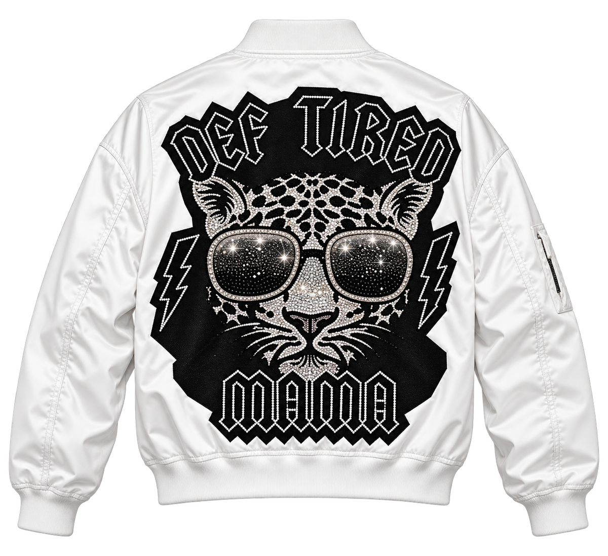 Glam Leo Strass Bomber