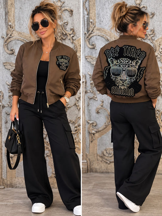 Wild Cat Bomberjacke Braun