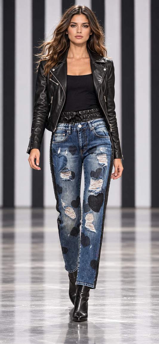 Jeans „Black Heart“