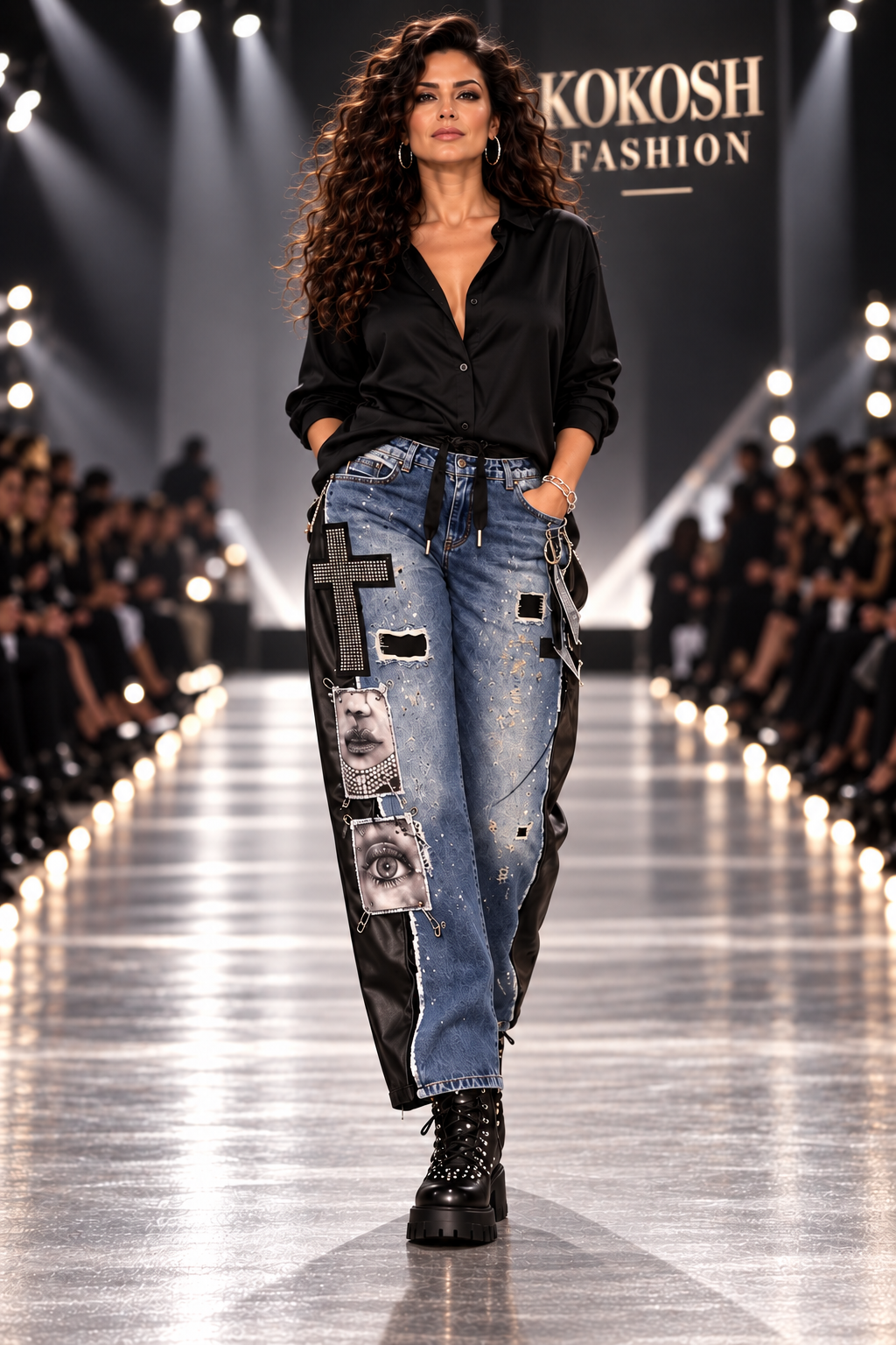 Premium-Jeans „Rock Glam“